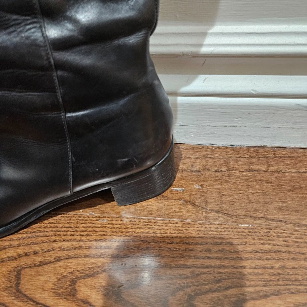Christian Dior Black Leather Boots - Picture 4 of 10